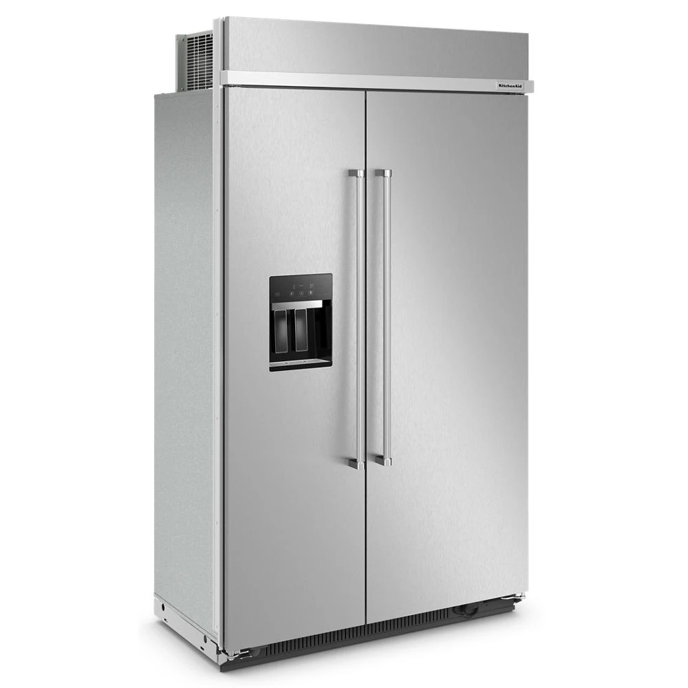 29.4 Cu. Ft. 48" Built-In Side-by-Side Refrigerator with Ice and Water Dispenser KBSD708MSS, product image 3 of 54