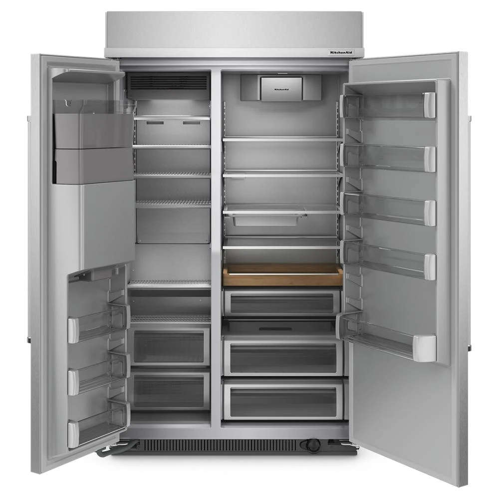29.4 Cu. Ft. 48" Built-In Side-by-Side Refrigerator with Ice and Water Dispenser view 2