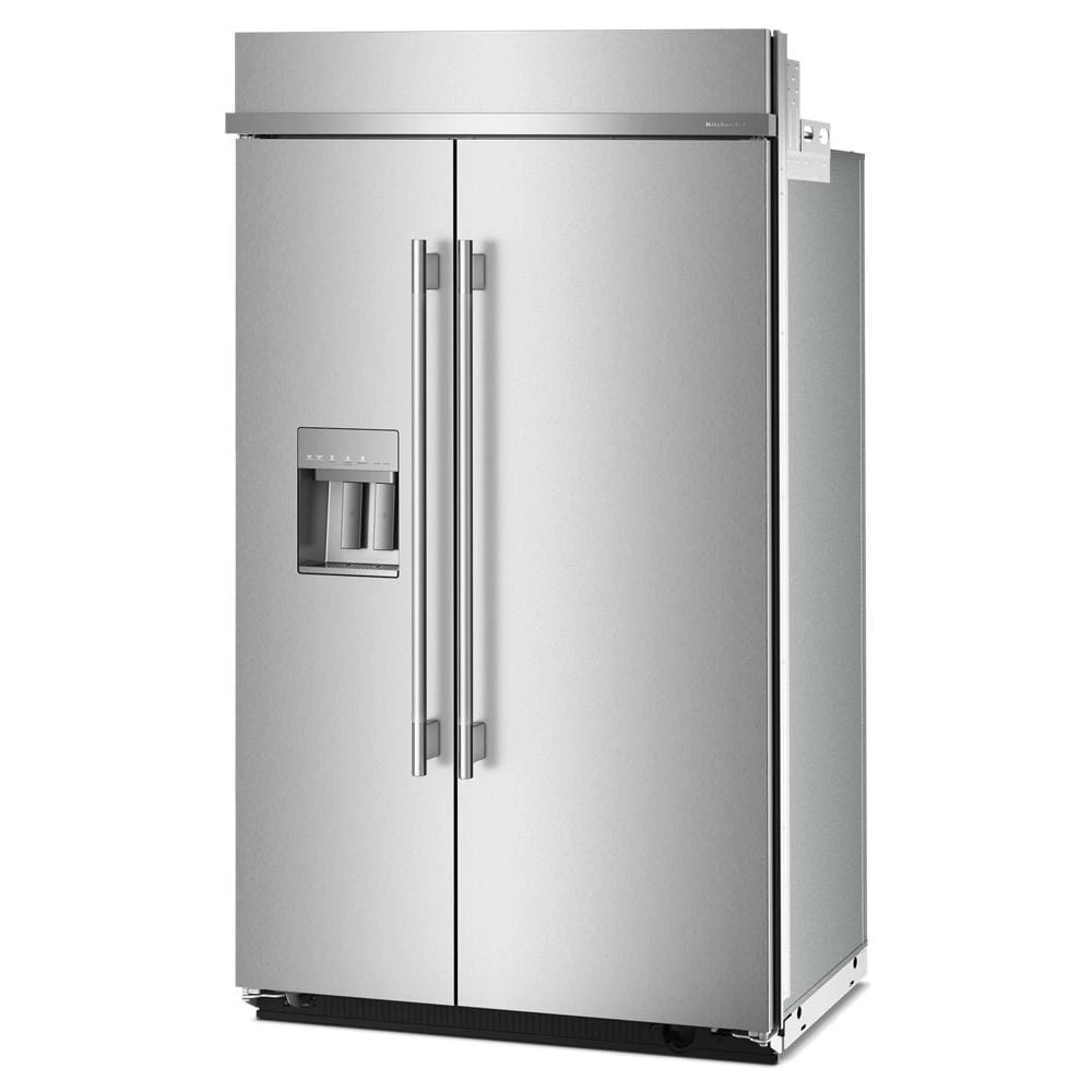 29.4 Cu. Ft. 48" Built-In Side-by-Side Refrigerator features Exterior Water and Ice Dispenser with Measured Fill view 3