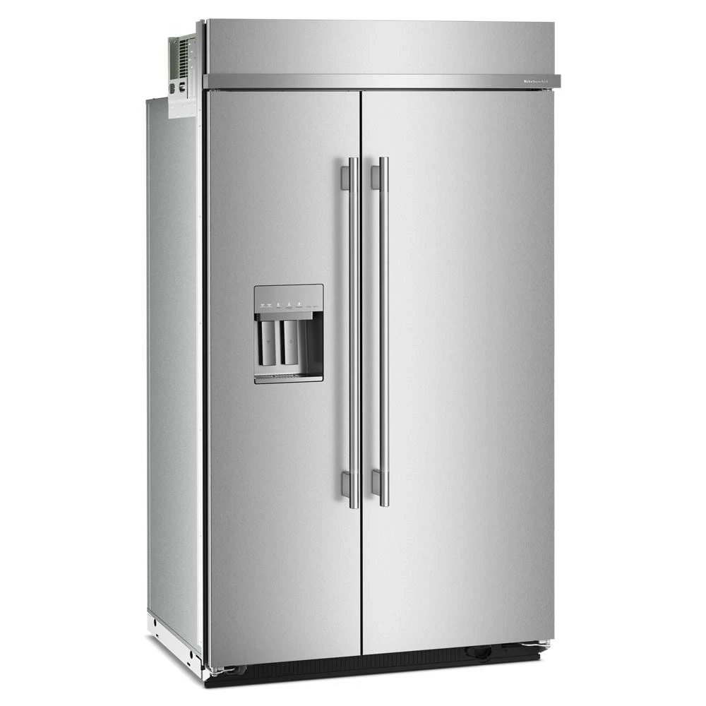 29.4 Cu. Ft. 48" Built-In Side-by-Side Refrigerator features Exterior Water and Ice Dispenser with Measured Fill view 5