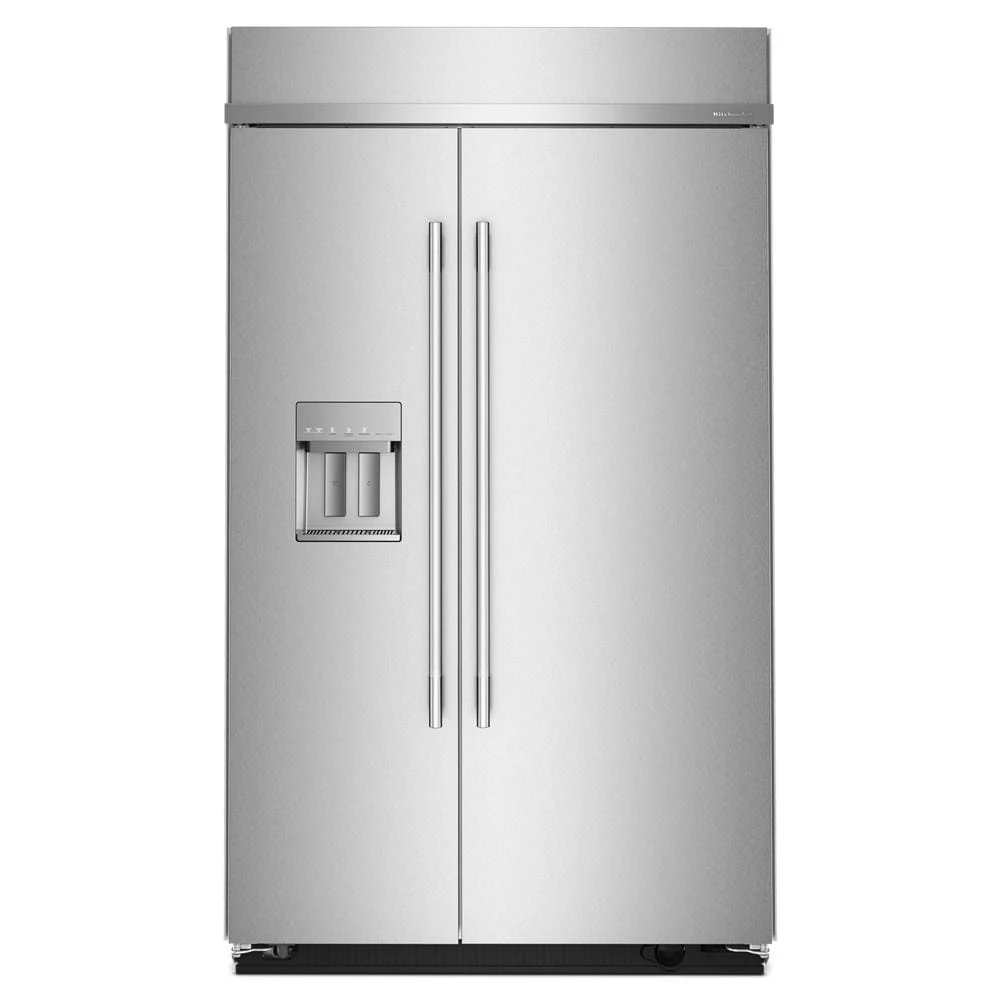 29.4 Cu. Ft. 48" Built-In Side-by-Side Refrigerator features Exterior Water and Ice Dispenser with Measured Fill view 6