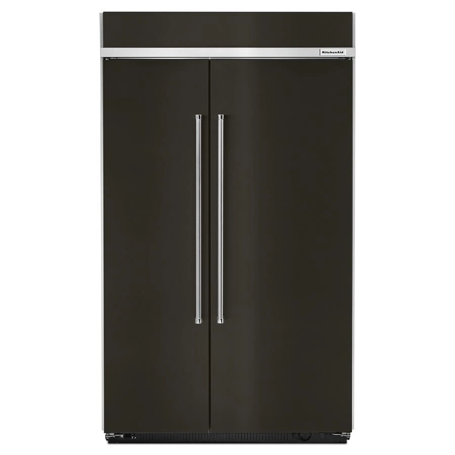 30.0 cu. ft 48-Inch Width Built-In Side by Side Refrigerator with PrintShield Finish KBSN608EBS