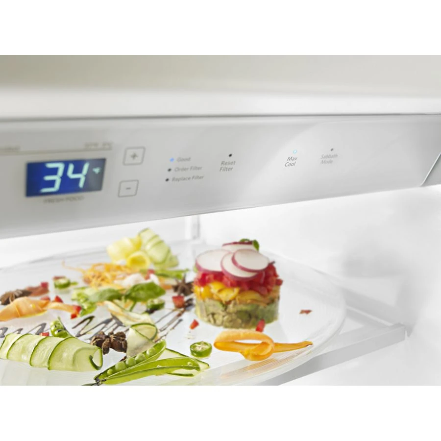 30.0 cu. ft 48-Inch Width Built-In Side by Side Refrigerator with PrintShield Finish KBSN608ESS, product image 5 of 7