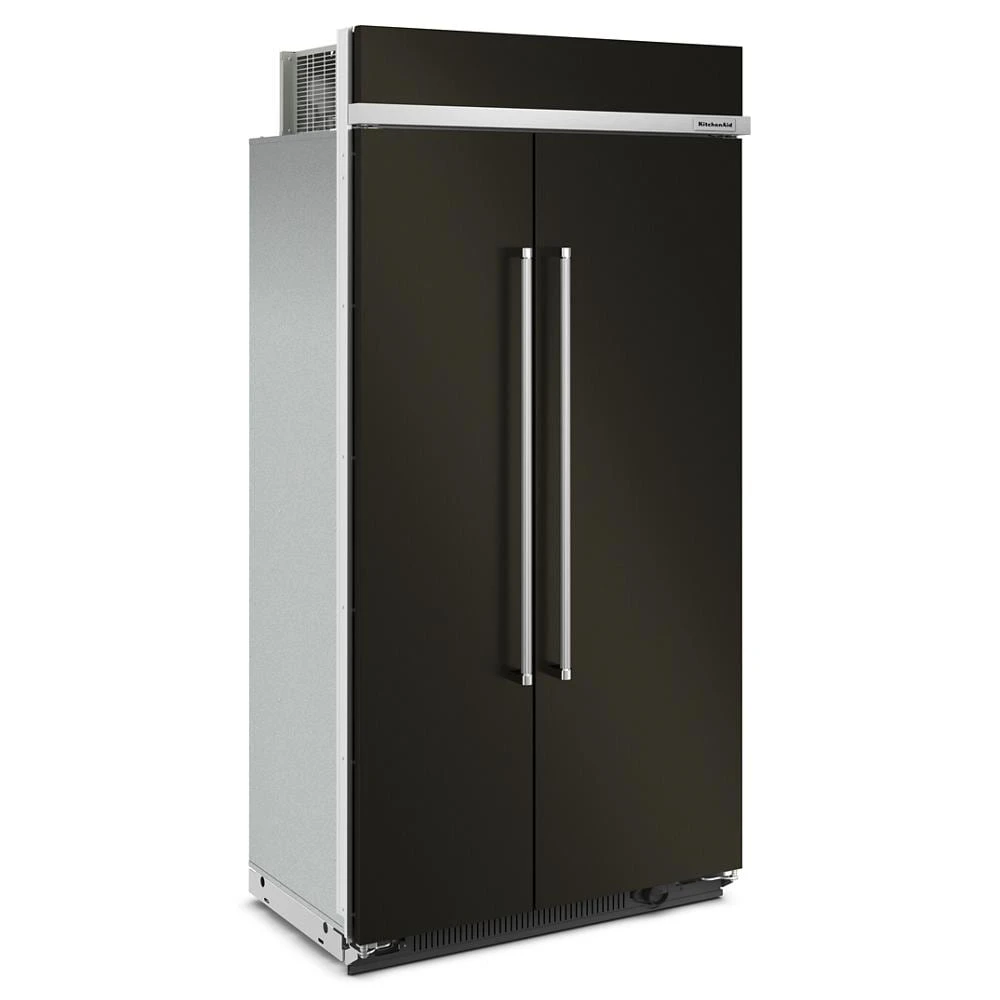25.5 Cu Ft. 42" Built-In Side-by-Side Refrigerator with PrintShield™ Finish KBSN702MBS, product image 3 of 55