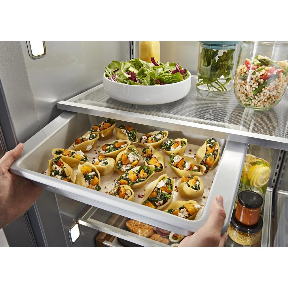 25.5 Cu Ft. 42" Built-In Side-by-Side Refrigerator with PrintShield Finish view 30
