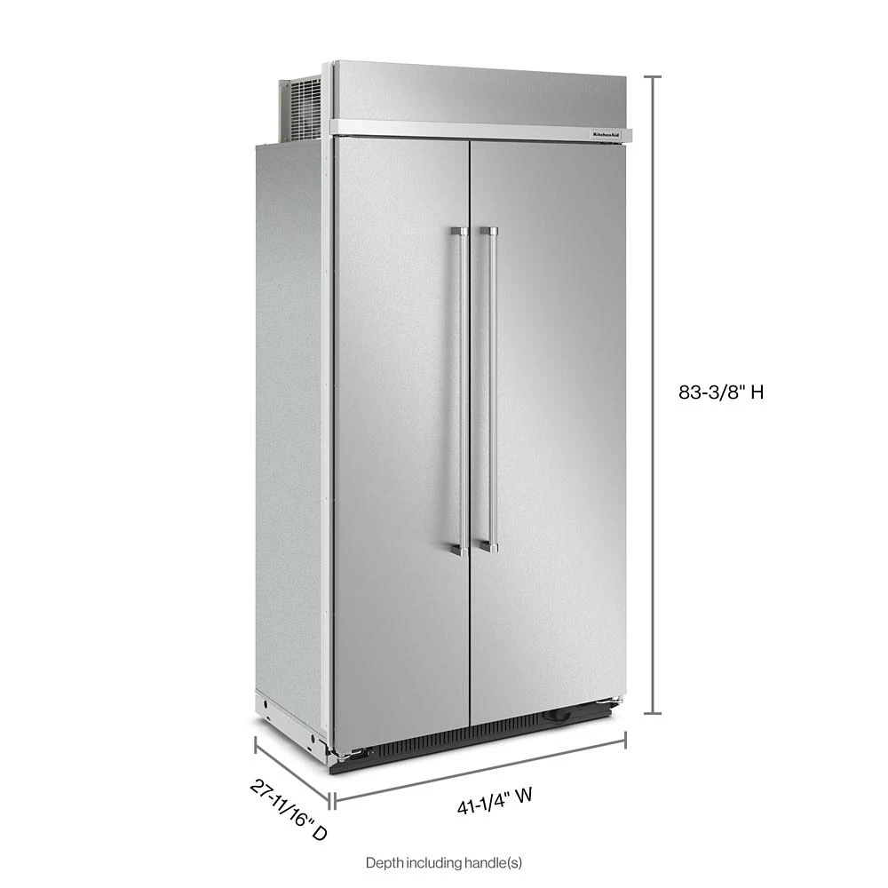 25.5 Cu Ft. 42" Built-In Side-by-Side Refrigerator view 24