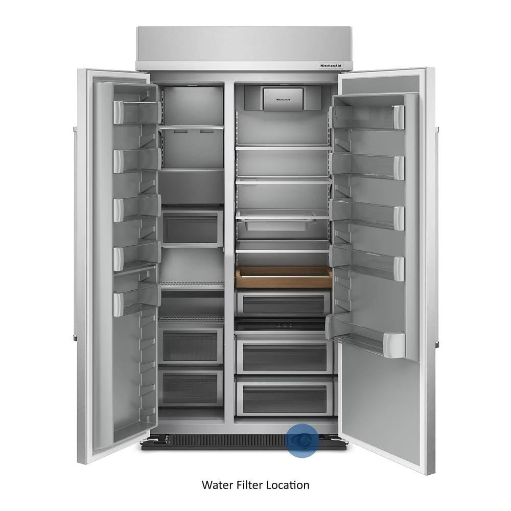 25.5 Cu Ft. 42" Built-In Side-by-Side Refrigerator view 25