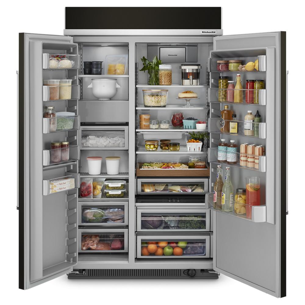 30 Cu. Ft. 48" Built-In Side-by-Side Refrigerator with PrintShield® Finish KBSN708MBS, product image 39 of 50