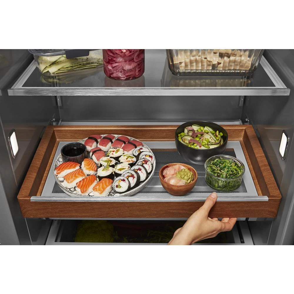 30 Cu. Ft. 48" Built-In Side-by-Side Refrigerator with PrintShield Finish view 4