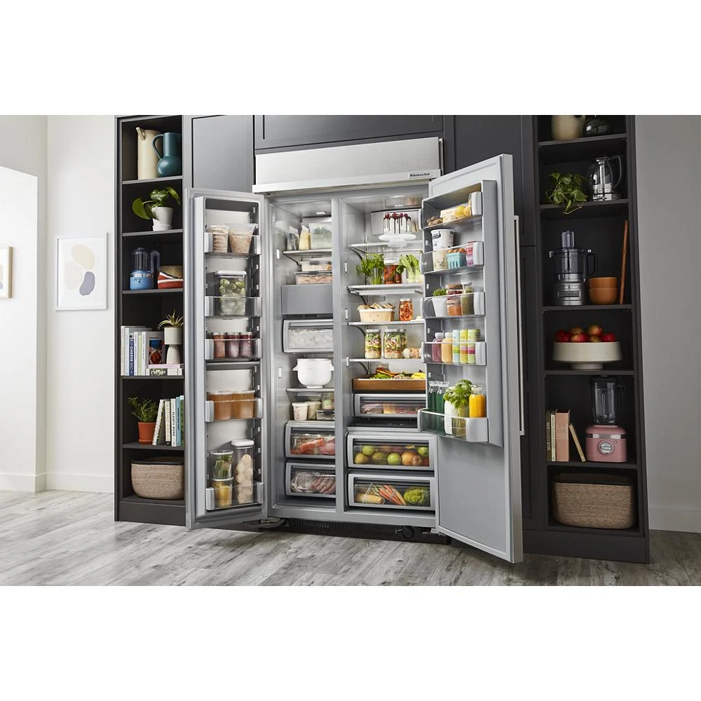 30 Cu. Ft. 48" Built-In Side-by-Side Refrigerator with PrintShield Finish view 13