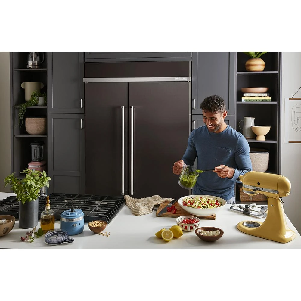 30 Cu. Ft. 48" Built-In Side-by-Side Refrigerator with PrintShield Finish view 17