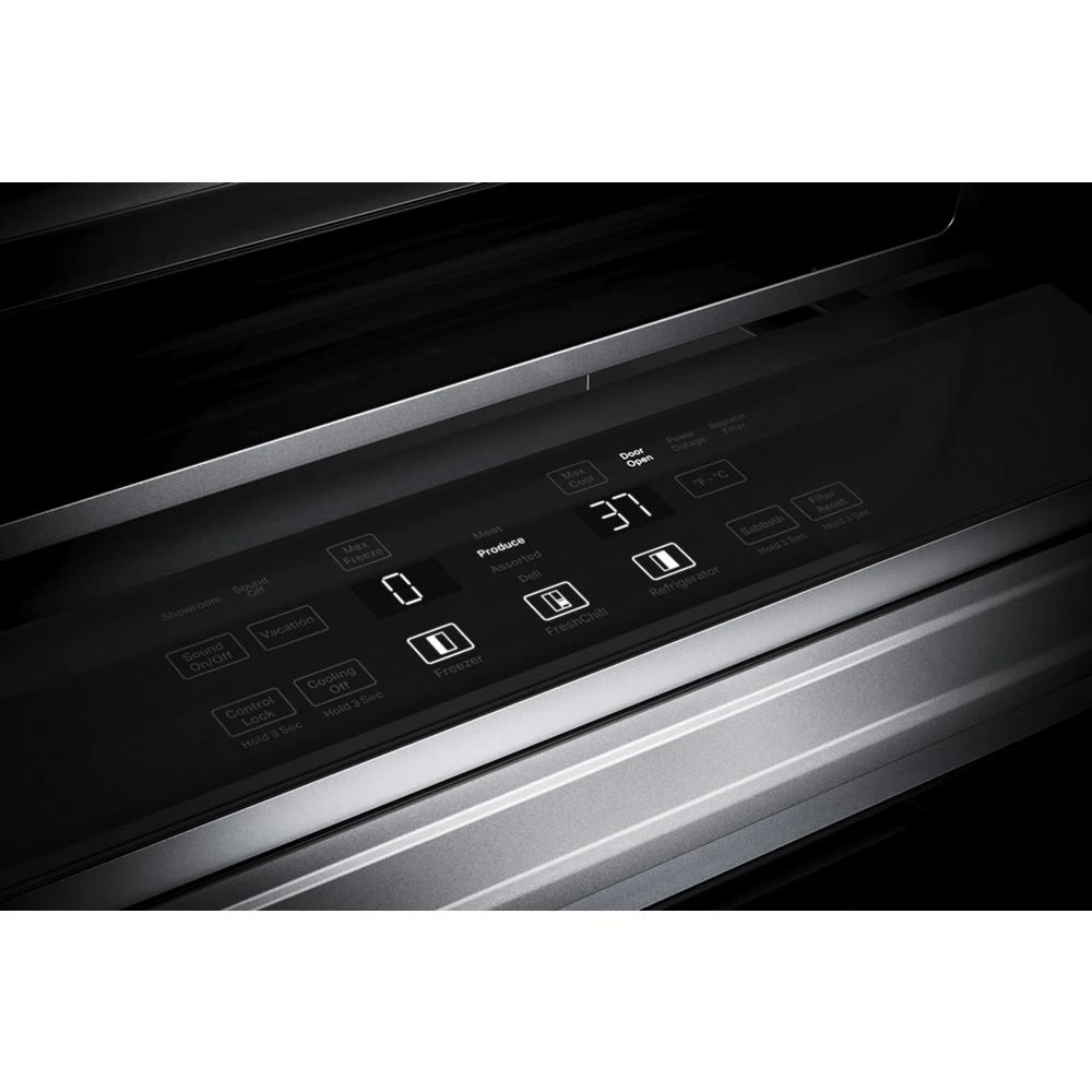 30 Cu. Ft. 48" Built-In Side-by-Side Refrigerator with PrintShield Finish view 3