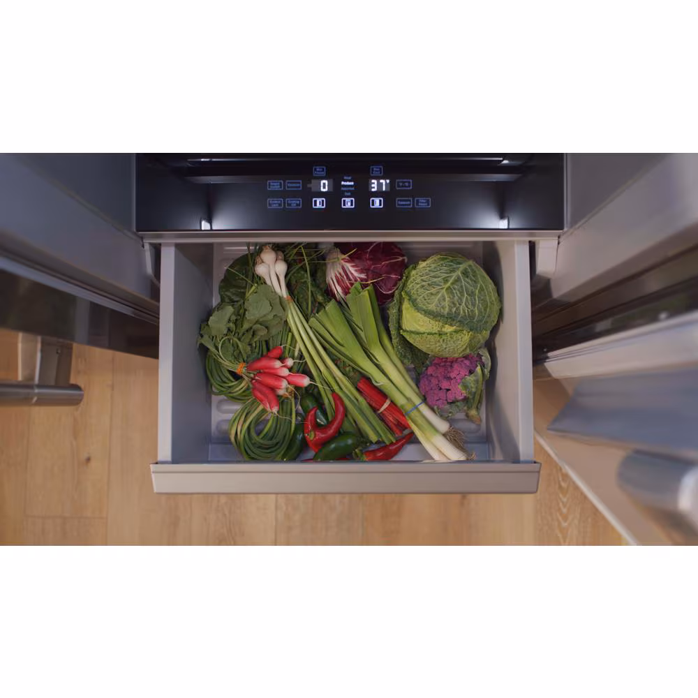 30 Cu. Ft. 48" Built-In Panel-Ready Side-by-Side Refrigerator with Platinum Interior KBSN748TPA
