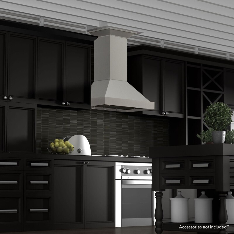 Convertible Vent Wooden Wall Mount Range Hood (KBUU) - 30 Inch KBUU30