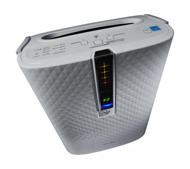 Plasmacluster Ion Air Purifier With True Hepa + Humidifier For Medium Rooms KC850U