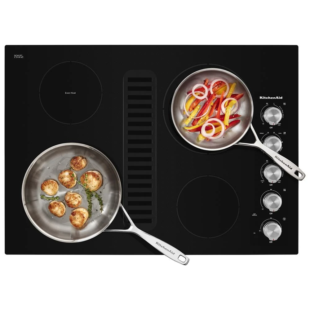 30" Electric Downdraft Cooktop with 4 Elements view 6
