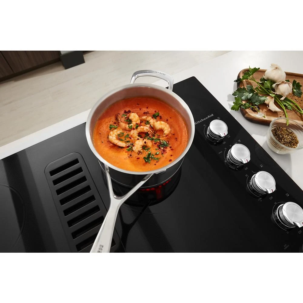 30" Electric Downdraft Cooktop with 4 Elements view 10