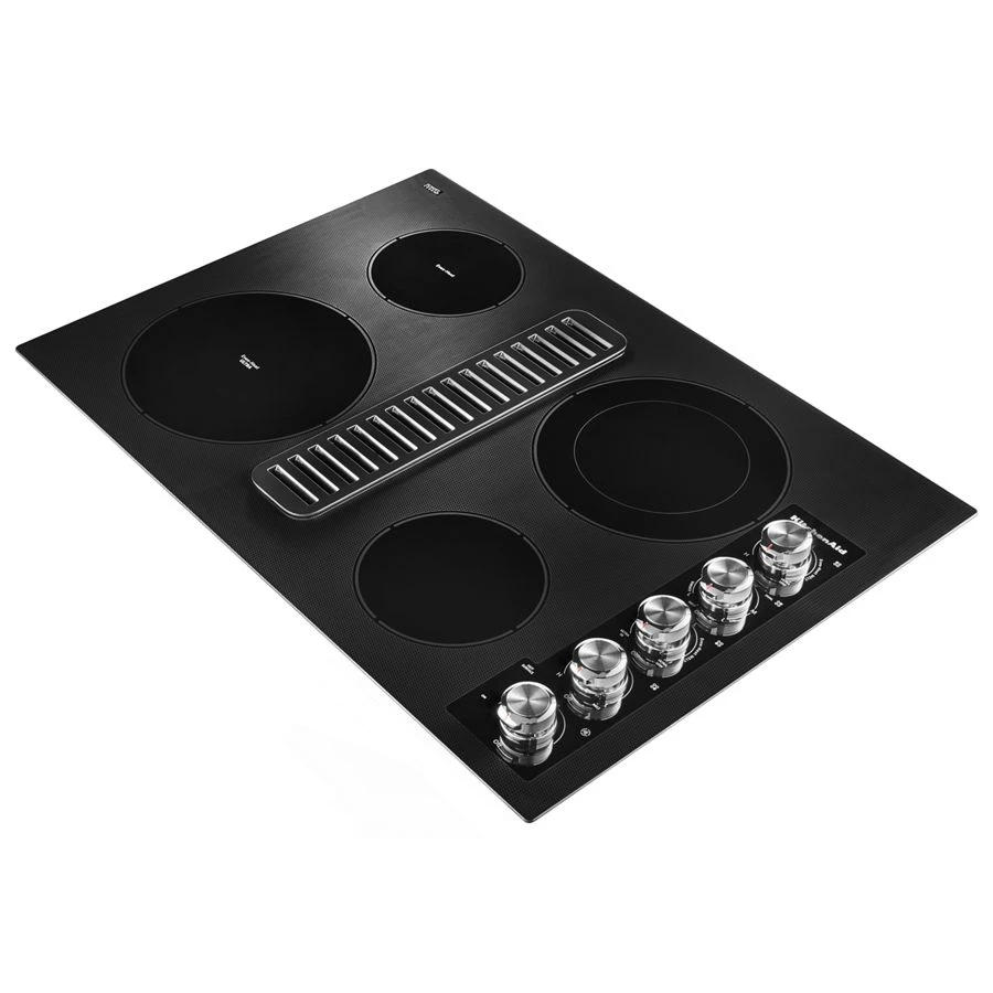 30" Electric Downdraft Cooktop With 4 Elements KCED600GBL