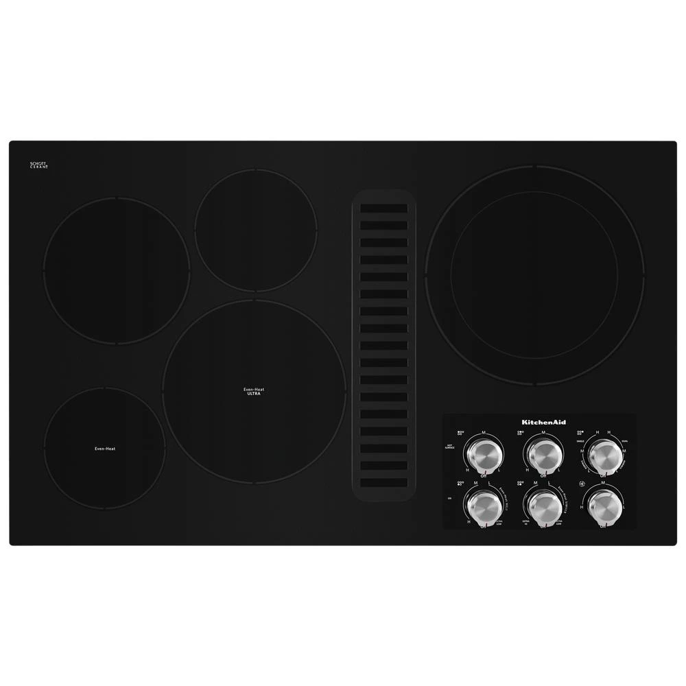 36" Electric Downdraft Cooktop with 5 Elements view 2