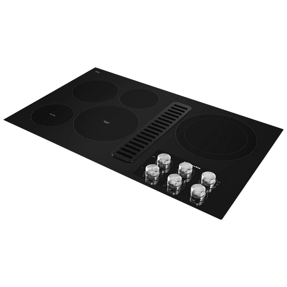 36" Electric Downdraft Cooktop with 5 Elements view 4