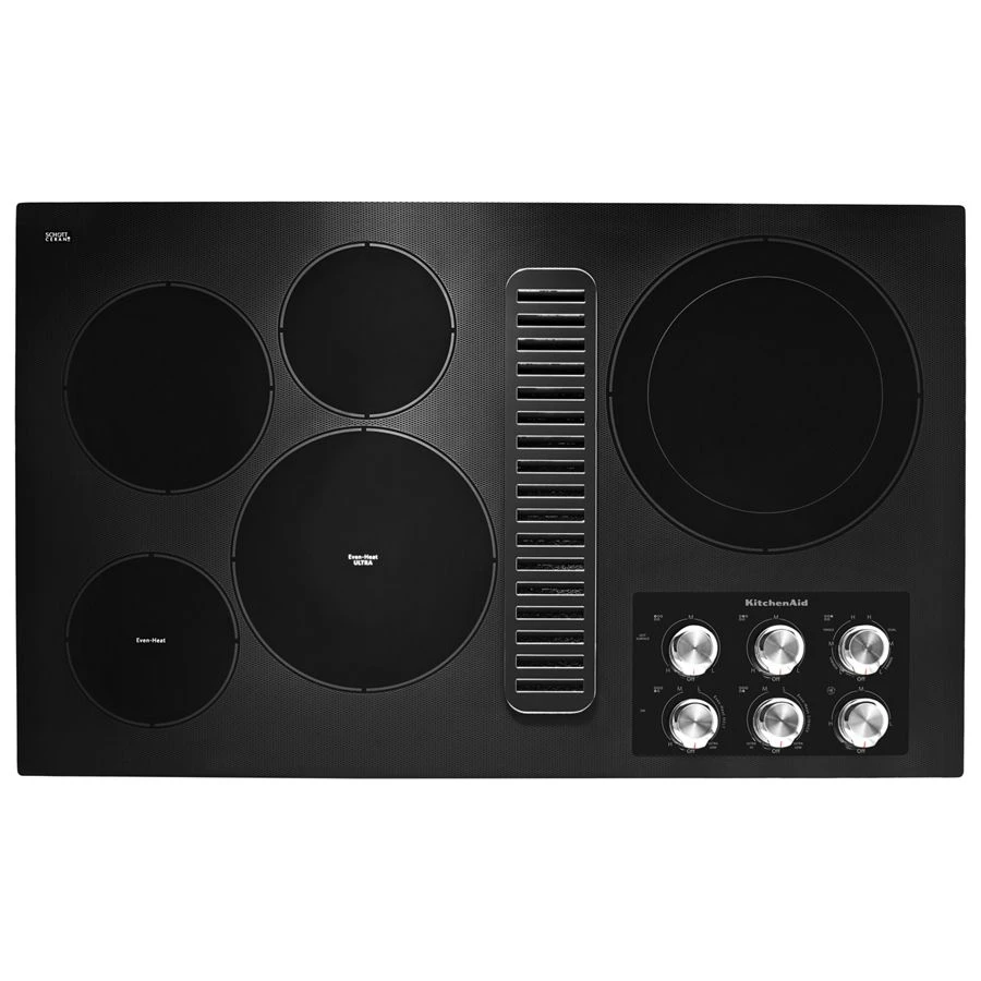 36" Electric Downdraft Cooktop With 5 Elements KCED606GBL