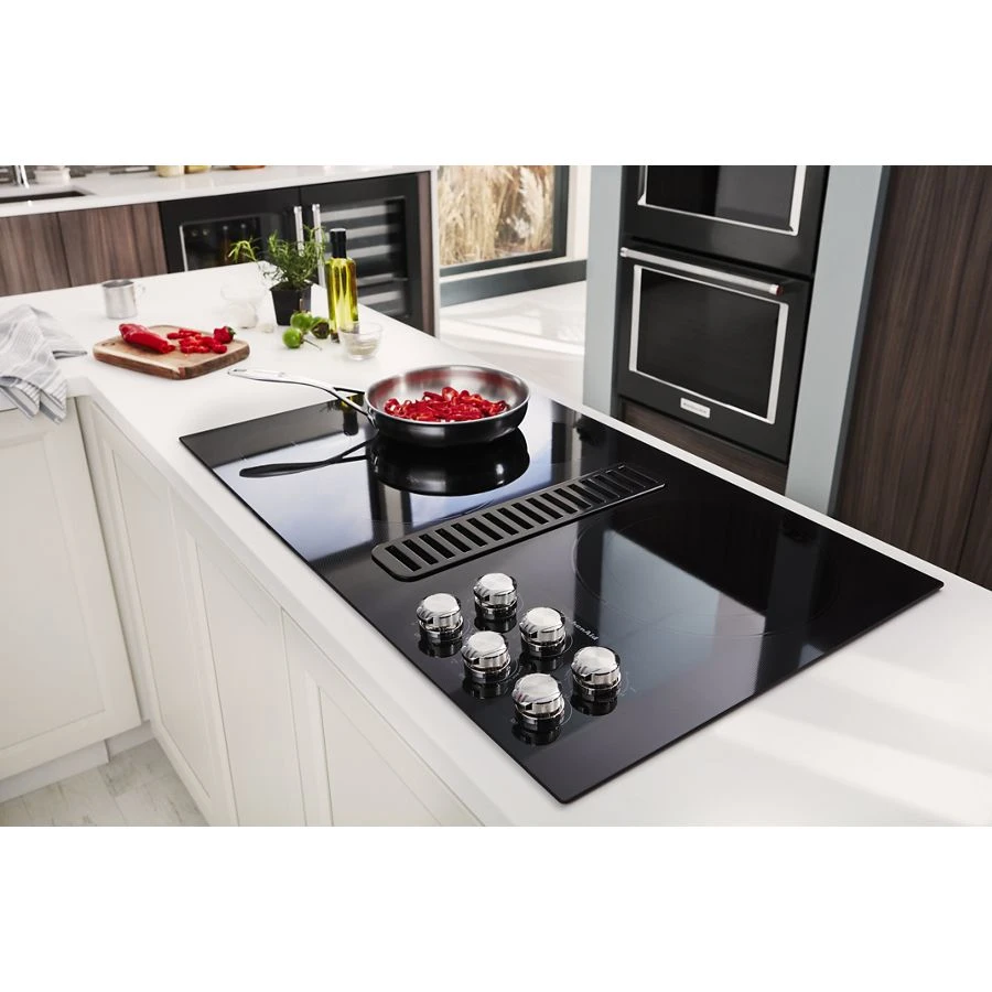 36" Electric Downdraft Cooktop With 5 Elements KCED606GBL