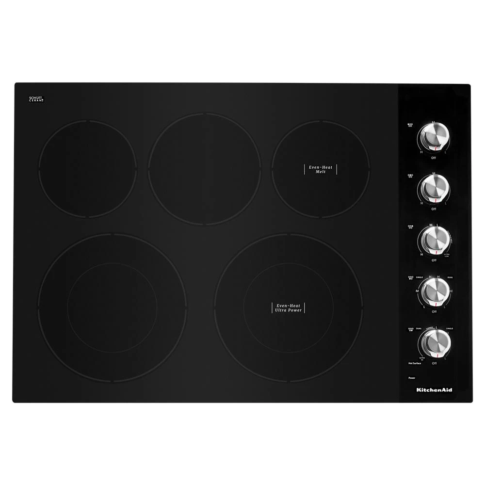30" Electric Cooktop with 5 Elements and Knob Controls view 5