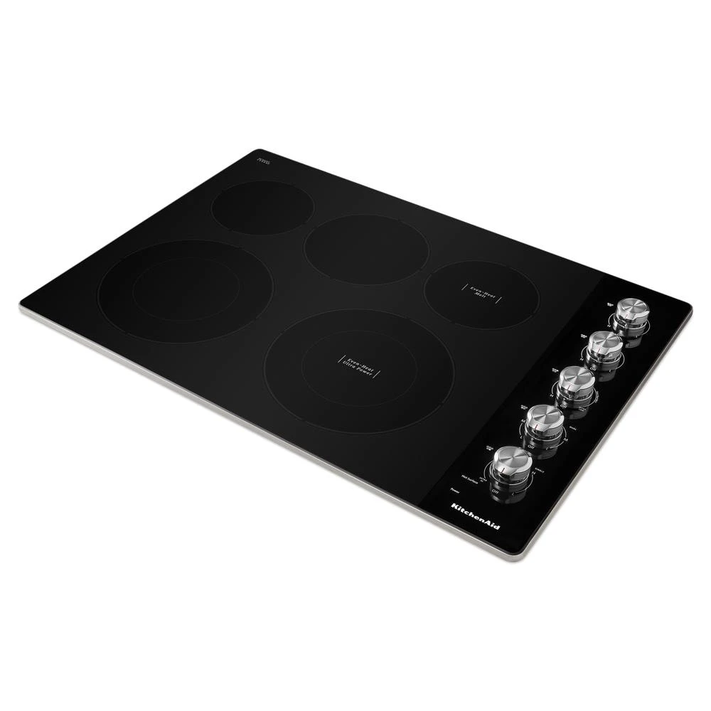 30" Electric Cooktop with 5 Elements and Knob Controls view 2