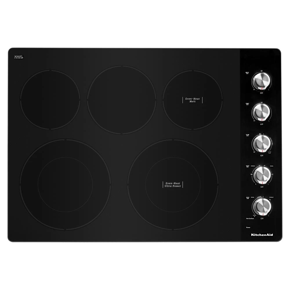 30" Electric Cooktop with 5 Elements and Knob Controls view 8