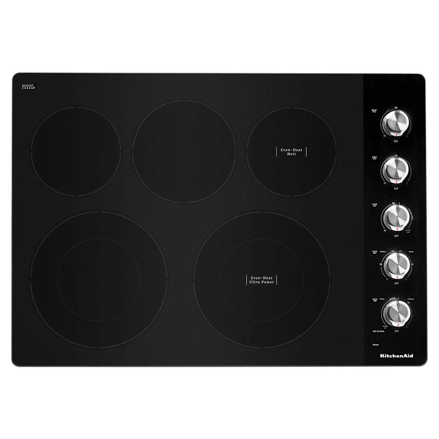 30" Electric Cooktop With 5 Elements And Knob Controls KCES550HSS