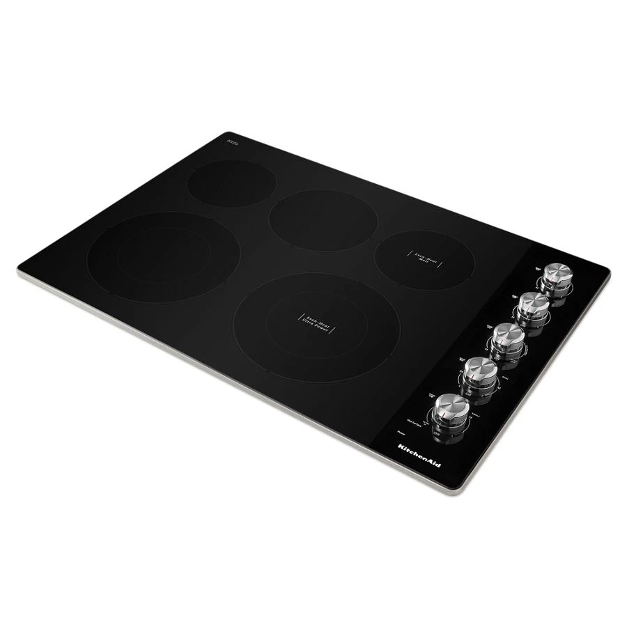 30" Electric Cooktop With 5 Elements And Knob Controls KCES550HSS