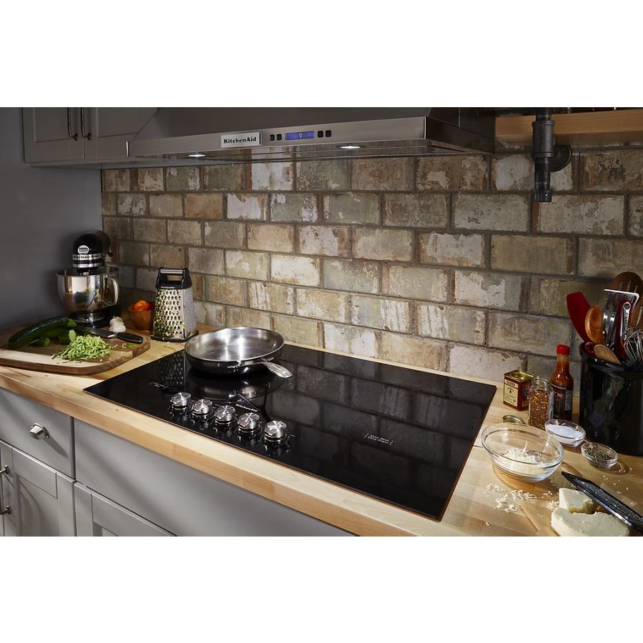 36" Electric Cooktop with 5 Elements and Knob Controls view 5