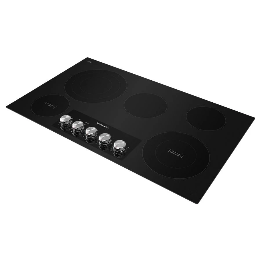 36" Electric Cooktop with 5 Elements and Knob Controls view 2