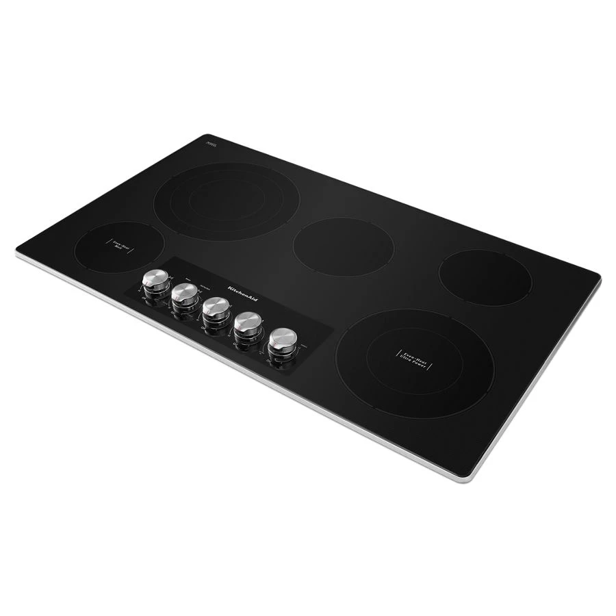 36" Electric Cooktop with 5 Elements and Knob Controls view 3