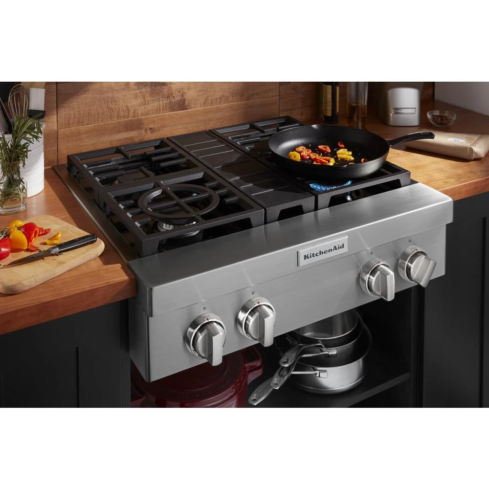 30'' 4-Burner Commercial-Style Gas Rangetop view 7
