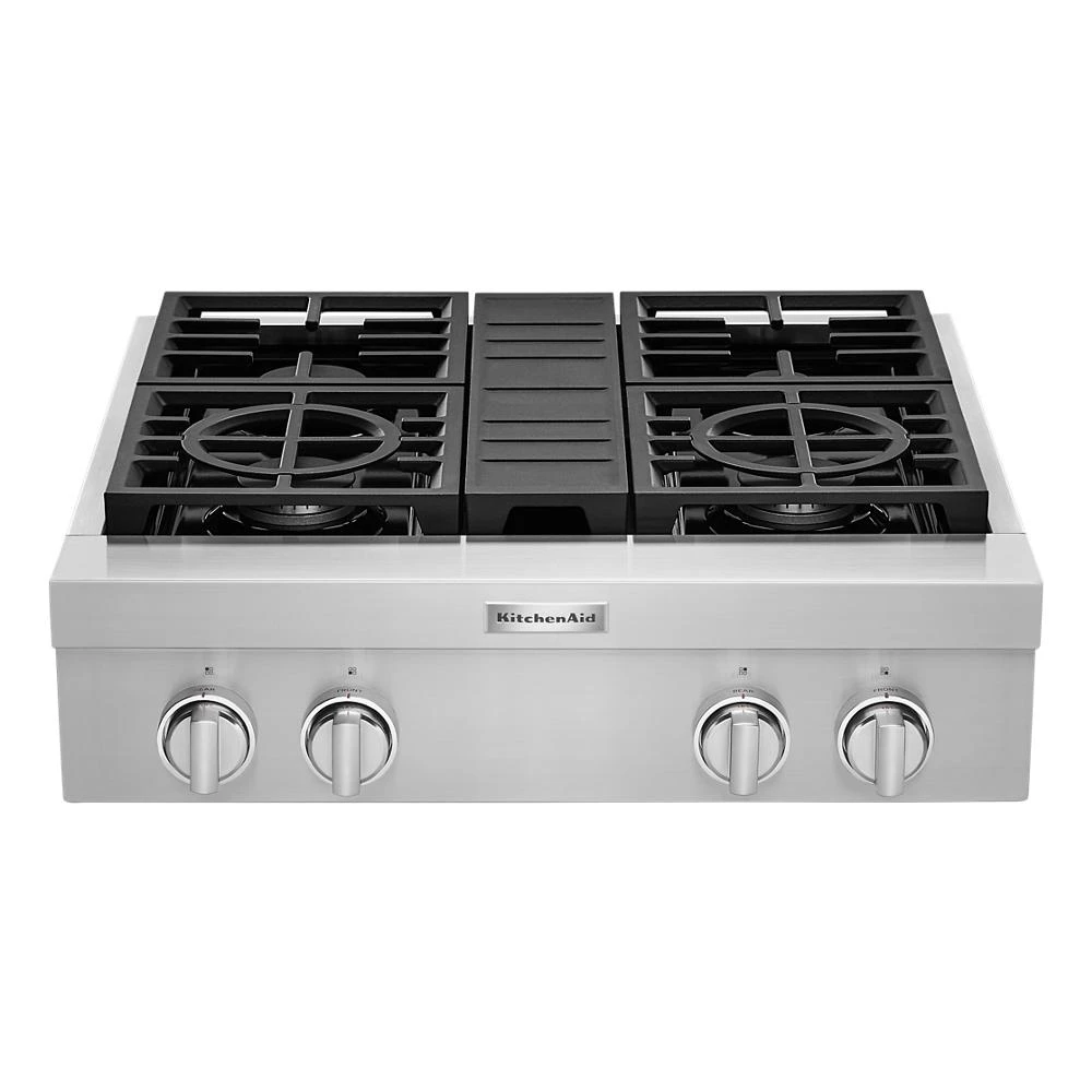 30'' 4-Burner Commercial-Style Gas Rangetop view 3
