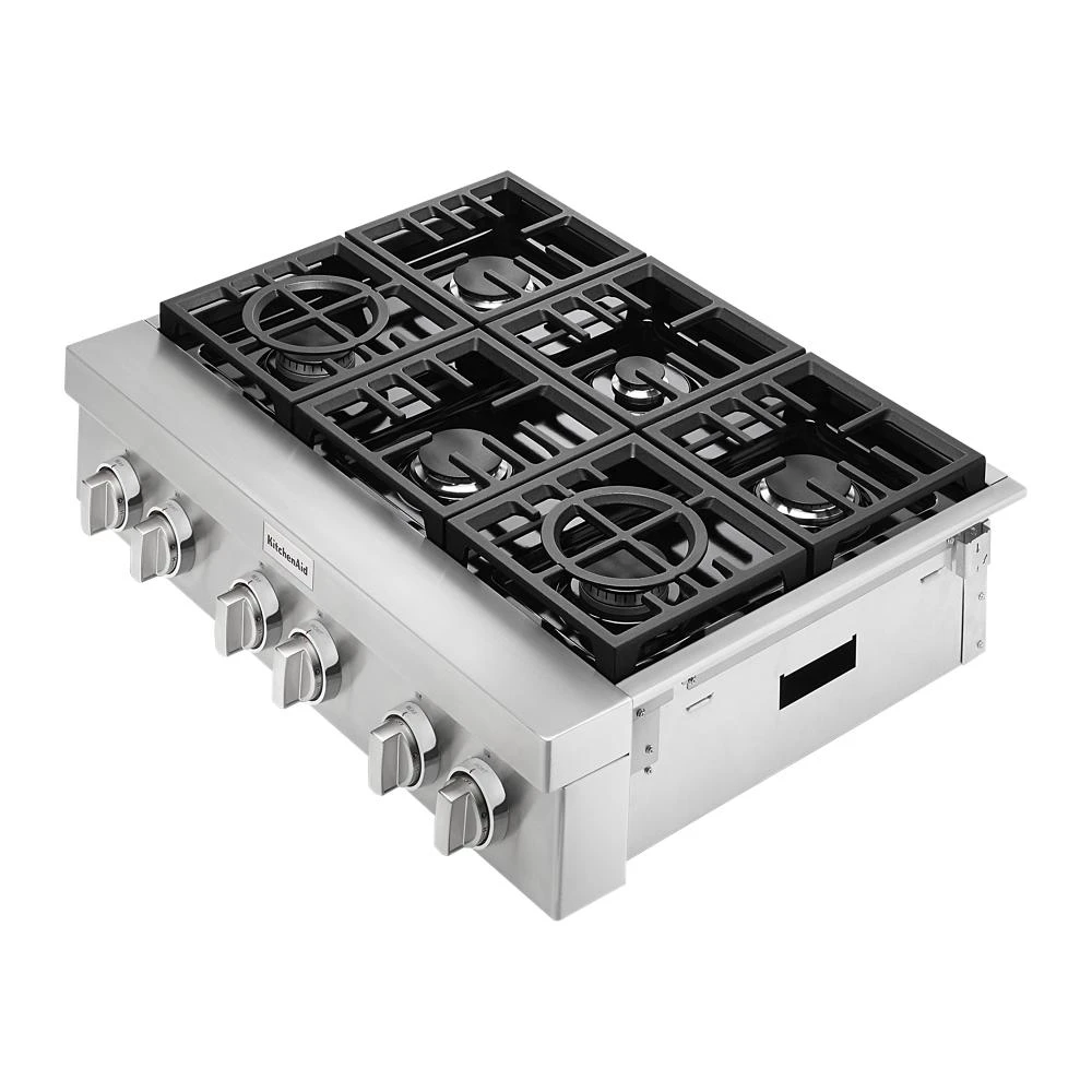 36'' 6-Burner Commercial-Style Gas Rangetop view 12