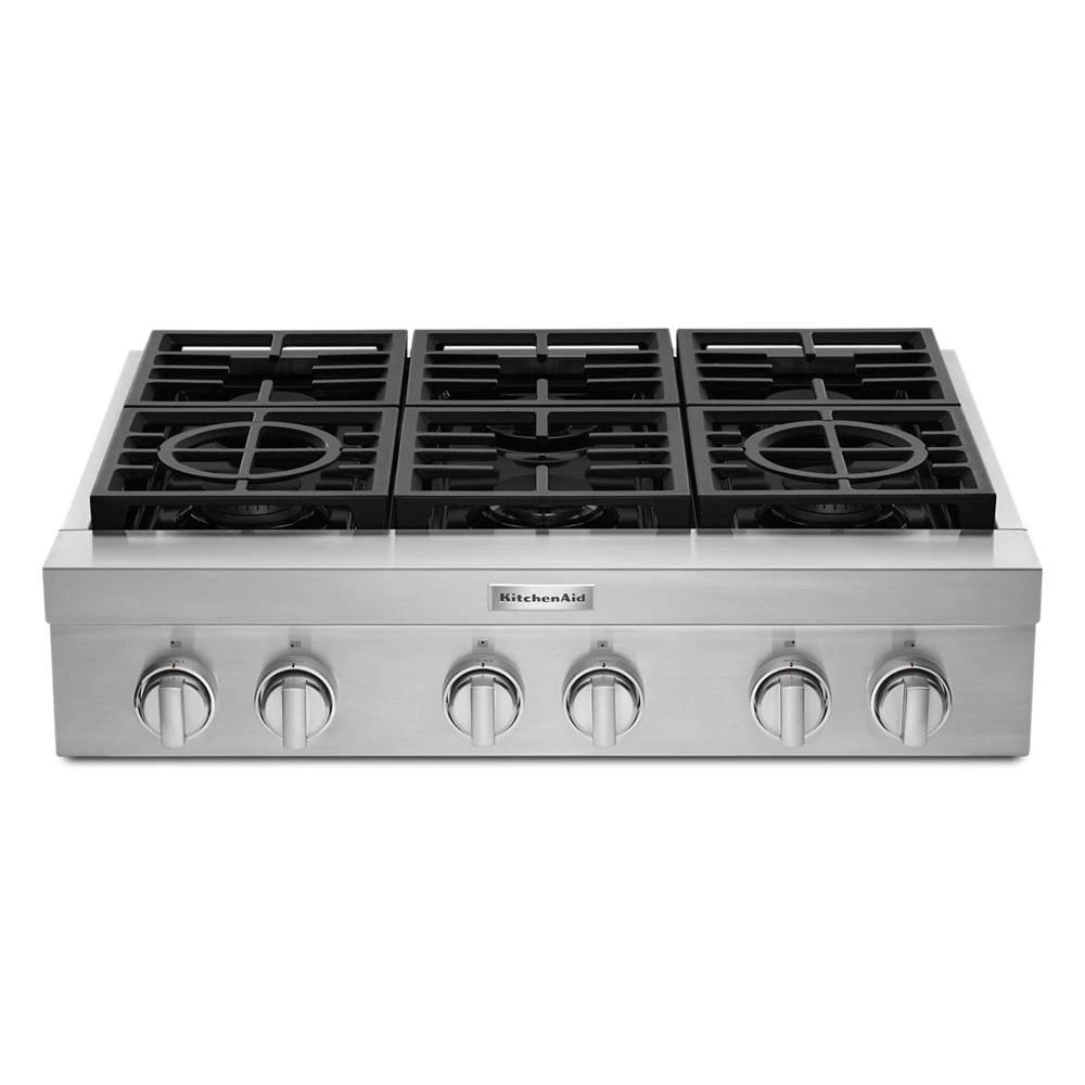 36'' 6-Burner Commercial-Style Gas Rangetop view 21