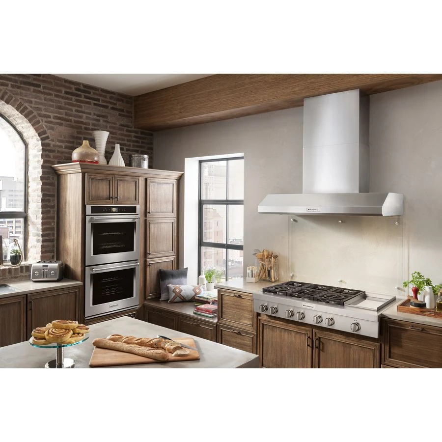 48'' 6-Burner Commercial-Style Gas Rangetop with Griddle view 6