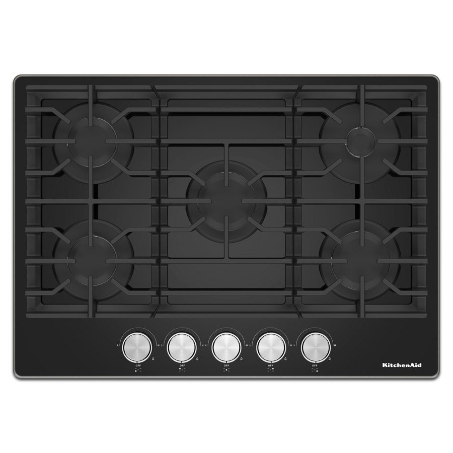 30" Gas-on-glass Cooktop KCGG530PBL