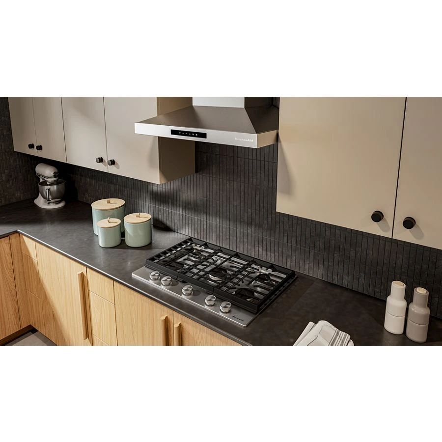 Kitchenaid® 30 In. Gas Cooktop With 5 Versatile Burners KCGK330SSS