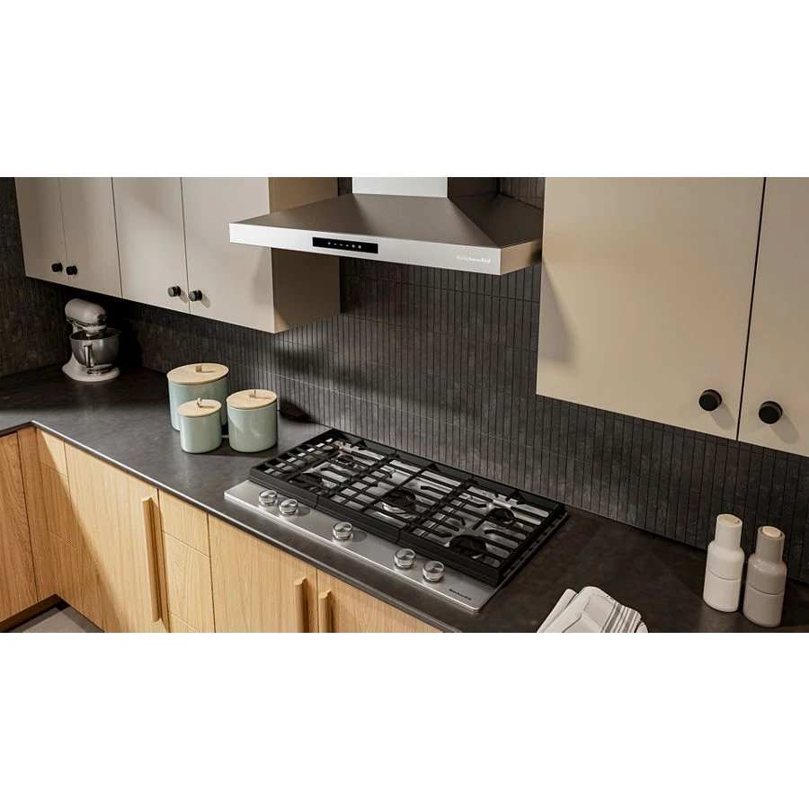 Kitchenaid® 36 In. Gas Cooktop With 5 Versatile Burners KCGK336SSS