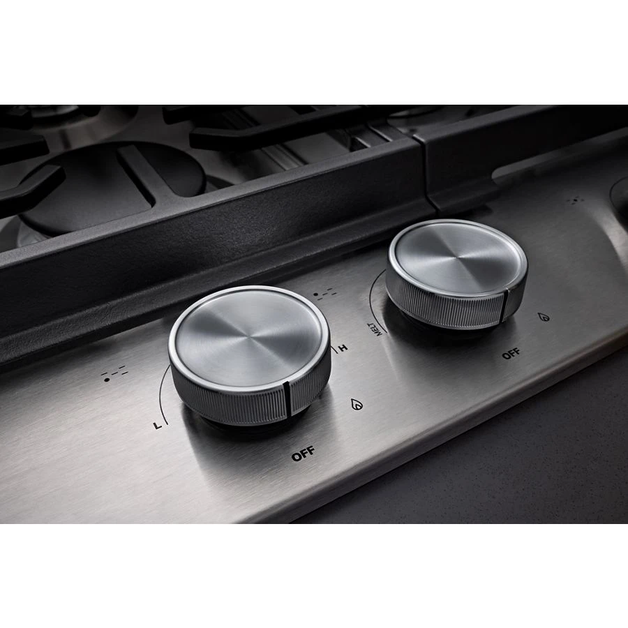 Kitchenaid® 30 In. Gas Cooktop With 5 Burners And Integrated Wok Grate KCGK530SSS