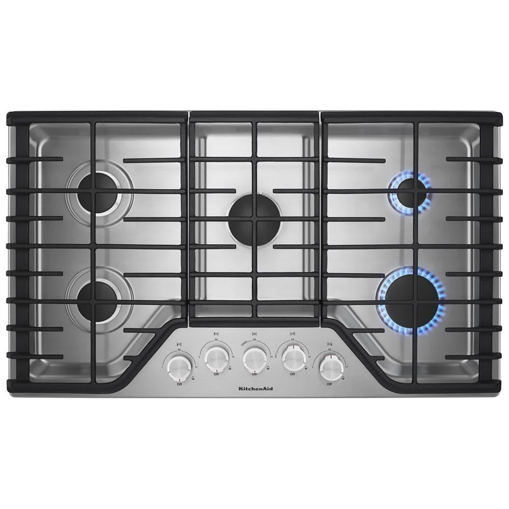 36" 5-Burner Gas Cooktop view 6