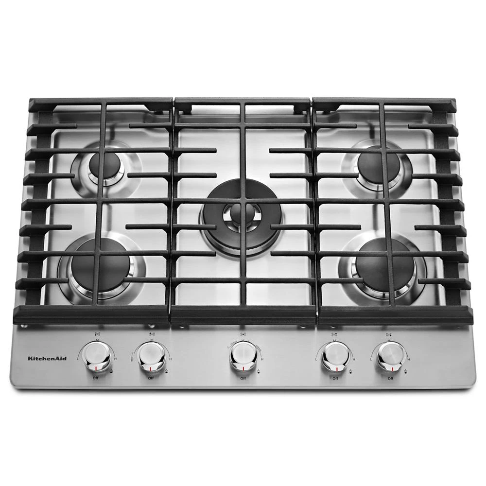 30" 5-Burner Gas Cooktop view 3