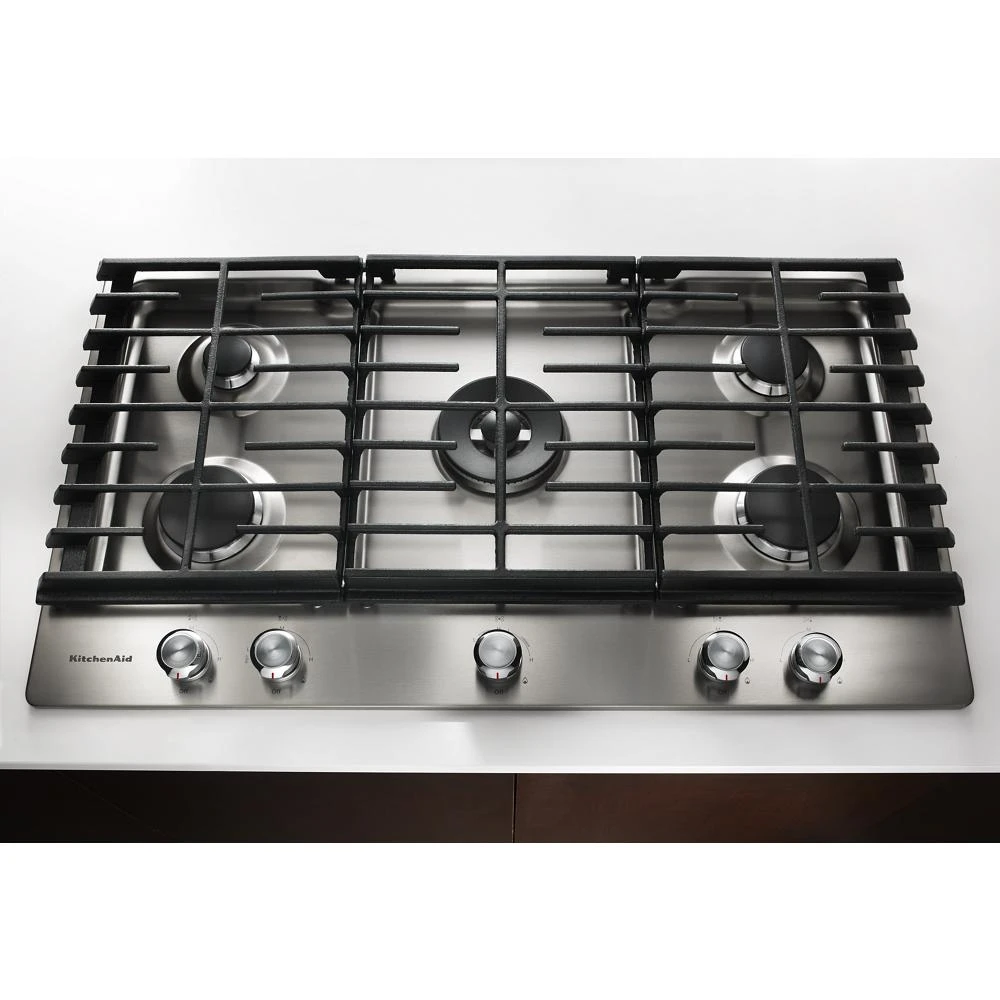 36" 5-Burner Gas Cooktop view 9