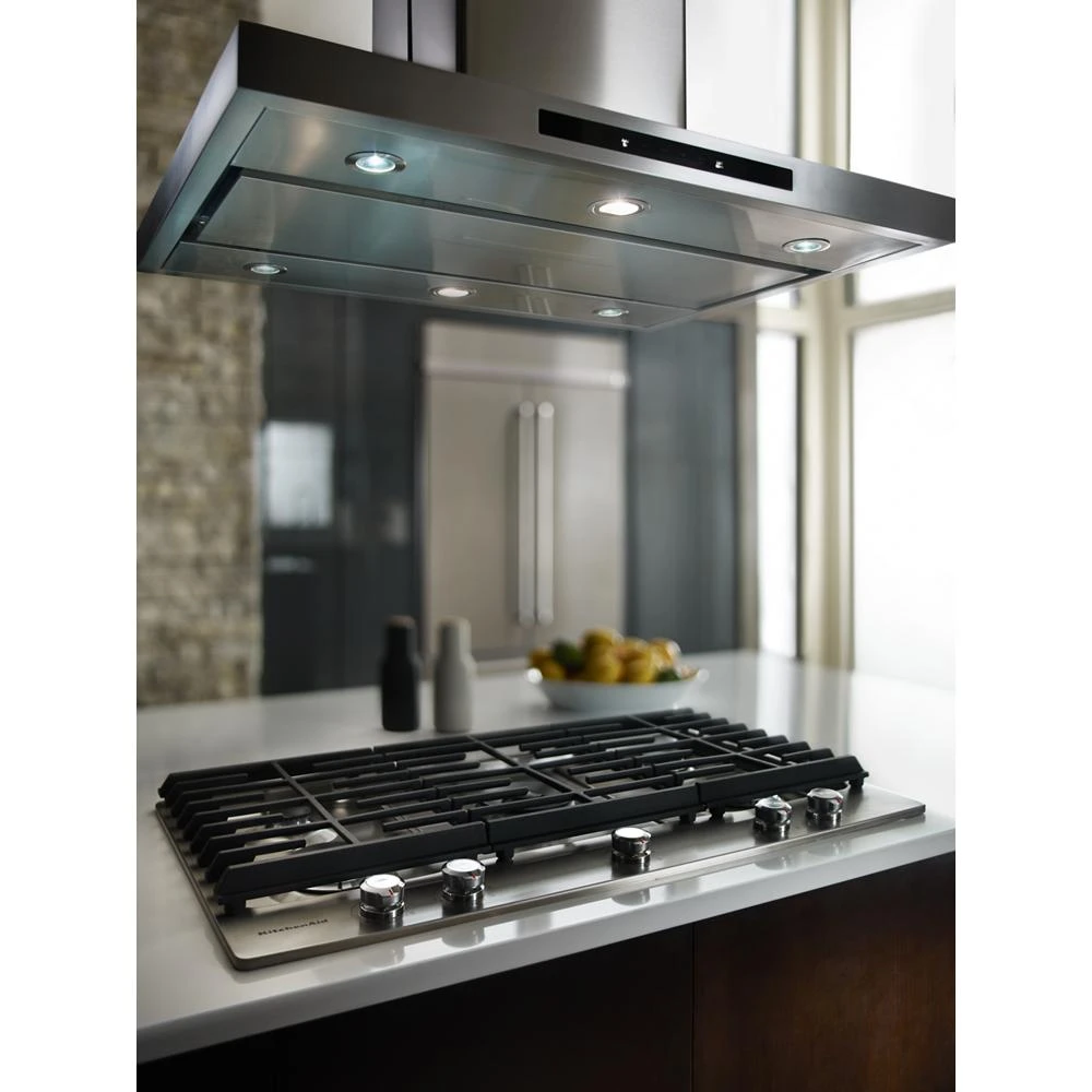 36" 5-Burner Gas Cooktop with Griddle view 37