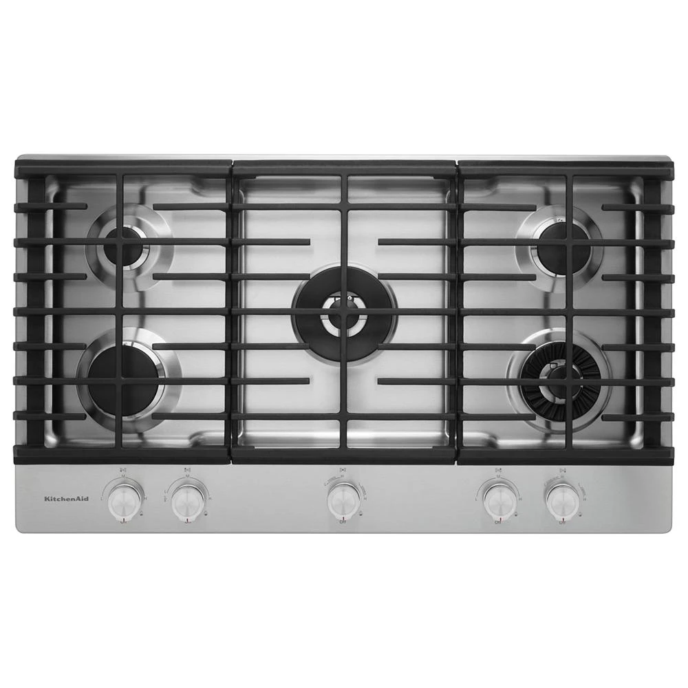 36" 5-Burner Gas Cooktop with Griddle view 69