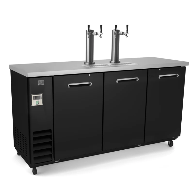Refrigeration Equipment3-Door 2-Tower Draft Box 73" Long KCHBBD3D2T