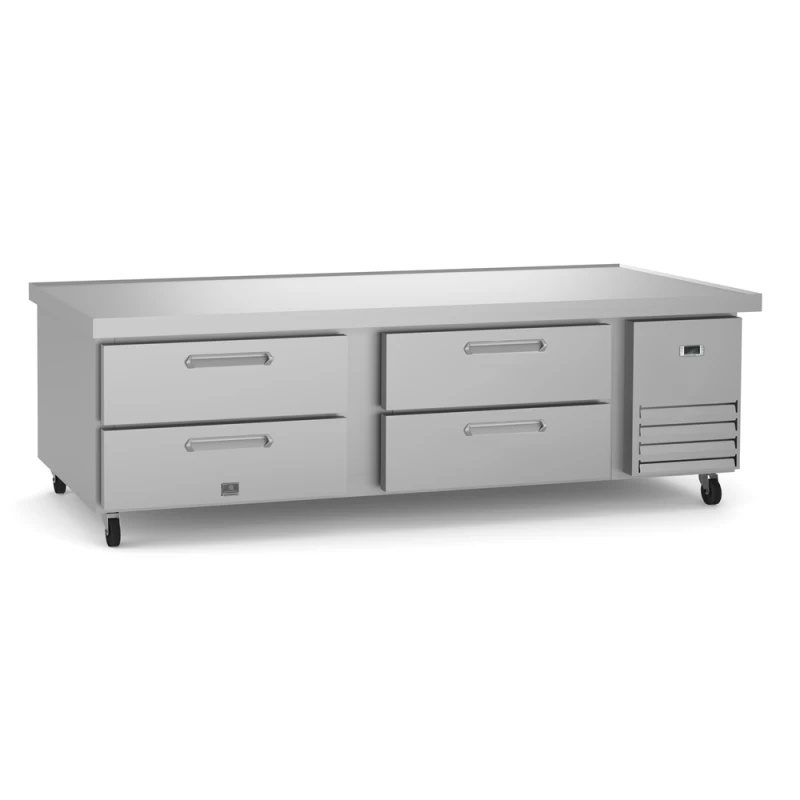 Refrigerated bases4-Drawer Chef Base Refrigerator 74" Long KCHCB72R